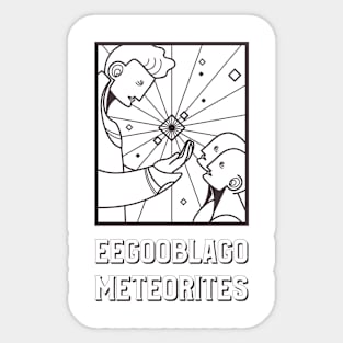 Official "eegooblago meteorites" Meteorite Sticker